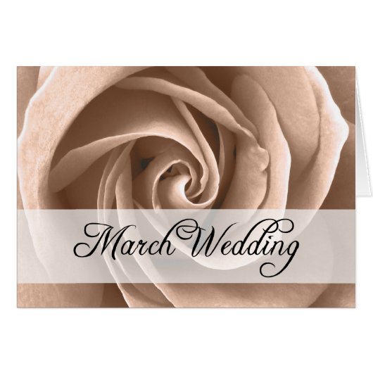 Mariage de mars : rose de la saison : (Devant horizontal)