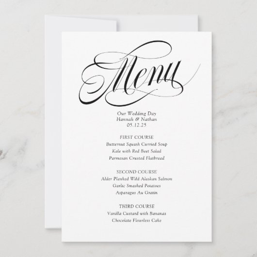 Mariage de menu (Devant)