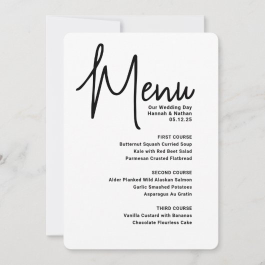Mariage de menu Mashup moderne (Devant)