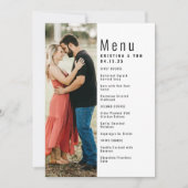 Mariage de menu photo (Devant)