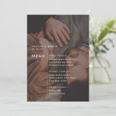 Mariage de menu Photo Overly (Debout devant)