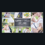 Mariage de Merci Cartes photos du  de collage clas<br><div class="desc">Partagez vos photos de mariage en envoyant votre remerciement à ces cartes photos modernes et élégants que vos amis et votre famille vont sûrement adorer! Aussi disponible en d'autres couleurs. Vous pouvez également modifier la couleur vous-même en cliquant sur le bouton "Customiser" >> "Modifier" >> "Couleur Arrière - plan", puis...</div>