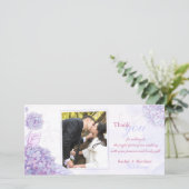 Mariage de Merci classique Hydrangeas Carte photo (Debout devant)