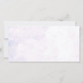 Mariage de Merci classique Hydrangeas Carte photo (Dos)