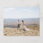 Mariage de Merci de calligraphie budgétaire Carte  (Dos)