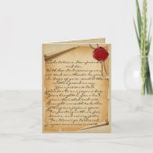 Mariage de Merci de cire à rouleaux d'âge médiéval (Devant)