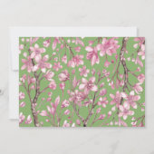 Mariage de Merci de fleurs de cerisier rose (Dos)