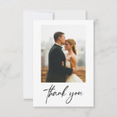 Mariage de Merci de photos simple et moderne (Devant)