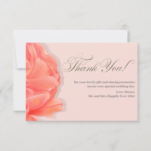 Mariage de Merci rose pâle (Devant)