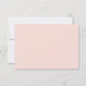 Mariage de Merci rose pâle (Dos)