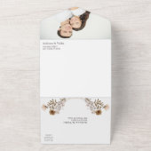 Mariage de Modèle photo de couronnes florales d'or (Dehors)