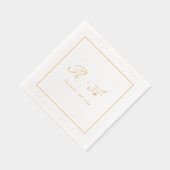 Mariage de monogramme or simple (Droite)