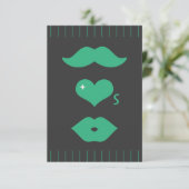 Mariage de Moustache verte RSVP (Debout devant)