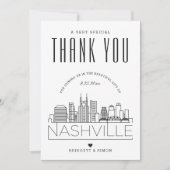 Mariage de Nashville | MERCI + CARTE PHOTO (Devant)