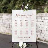 Mariage de Noël blanc Tableau 8 Tableaux