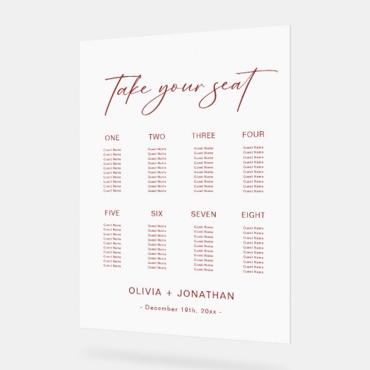 Mariage de Noël blanc Tableau 8 Tableaux (Angle)