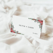 Mariage de Noël Cartes de Place Modèle