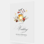 Mariage de Noël d'hiver Bienvenue (Angle)