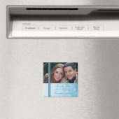 Mariage de Noël Enregistrer la date Magnet photo (In Situ (Lave-vaisselle))