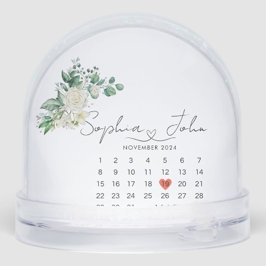 Mariage de Noël marié Date Code du coeur Script (Arrière)