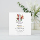 Mariage de Noël Robe nuptiale Douche Invitation (Debout devant)