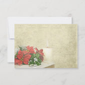 Mariage de Noël RSVP (Dos)