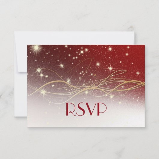 Mariage de Noël RSVP (Devant)