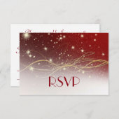 Mariage de Noël RSVP (Devant / Derrière)
