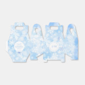 Mariage de Noël Snowflakes ballotins (Déplié)