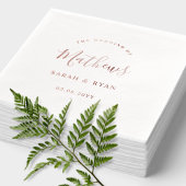 Mariage de nom de famille élégant personnalisé