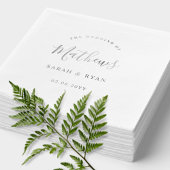 Mariage de nom de famille élégant personnalisé