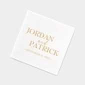 Mariage de nom personnalisé simple traditionnel (Gauche)