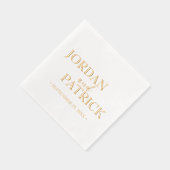 Mariage de nom personnalisé simple traditionnel (Droite)