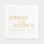 Mariage de nom personnalisé simple traditionnel (Recto)