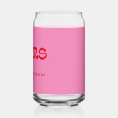 Mariage de noms de typographie rouge rose Super (Gauche)