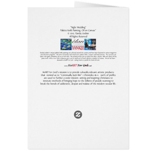 Mariage de nuit (Dos)