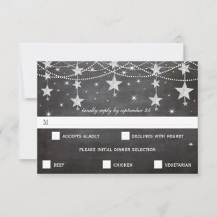 Mariage de nuit sous les étoiles RSVP
