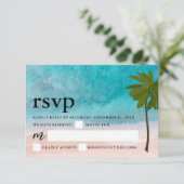 Mariage de palmier Ocean Beach RSVP (Debout devant)