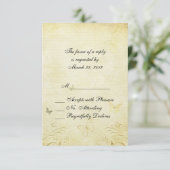Mariage de papillon vintage RSVP (Debout devant)
