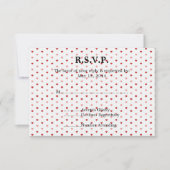 Mariage de petits coeurs RSVP (Devant)