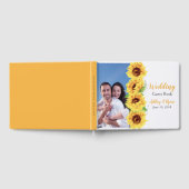 Mariage de photos de tournesol jaune Livre d'invit (Complet)