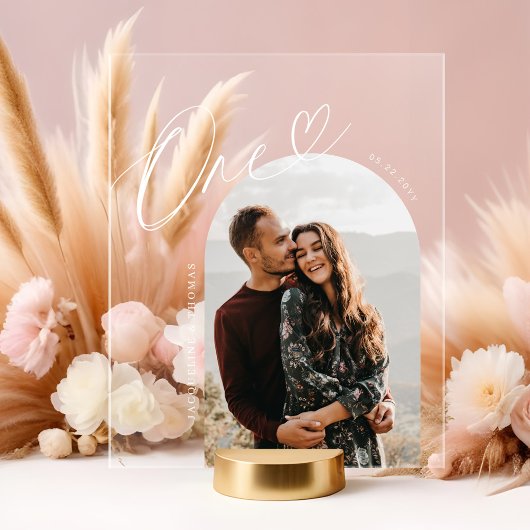 Mariage de photos du coeur de script Numéro 1