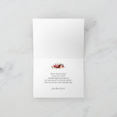 Mariage de photos florales de Bourgogne merci note (Intérieur)