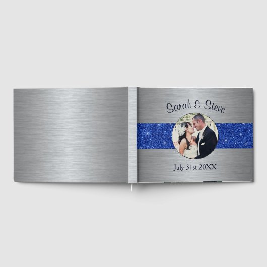 Mariage de photos Silver and Gold Sparkle Livre d' (Complet)
