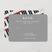 Mariage de piano RSVP (Devant / Derrière)