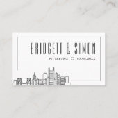 Mariage de Pittsburgh | Placer les cartes avant et (Dos)