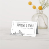 Mariage de Pittsburgh | Placer les cartes de nom d (Dos)