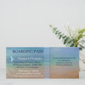 Mariage de plage| Cartes d'embarquement - Destinat (Debout devant)