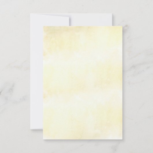 Mariage de plage de sable tropical RSVP (Dos)