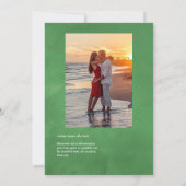 Mariage de plage d'été Aloha Save The Date (Dos)